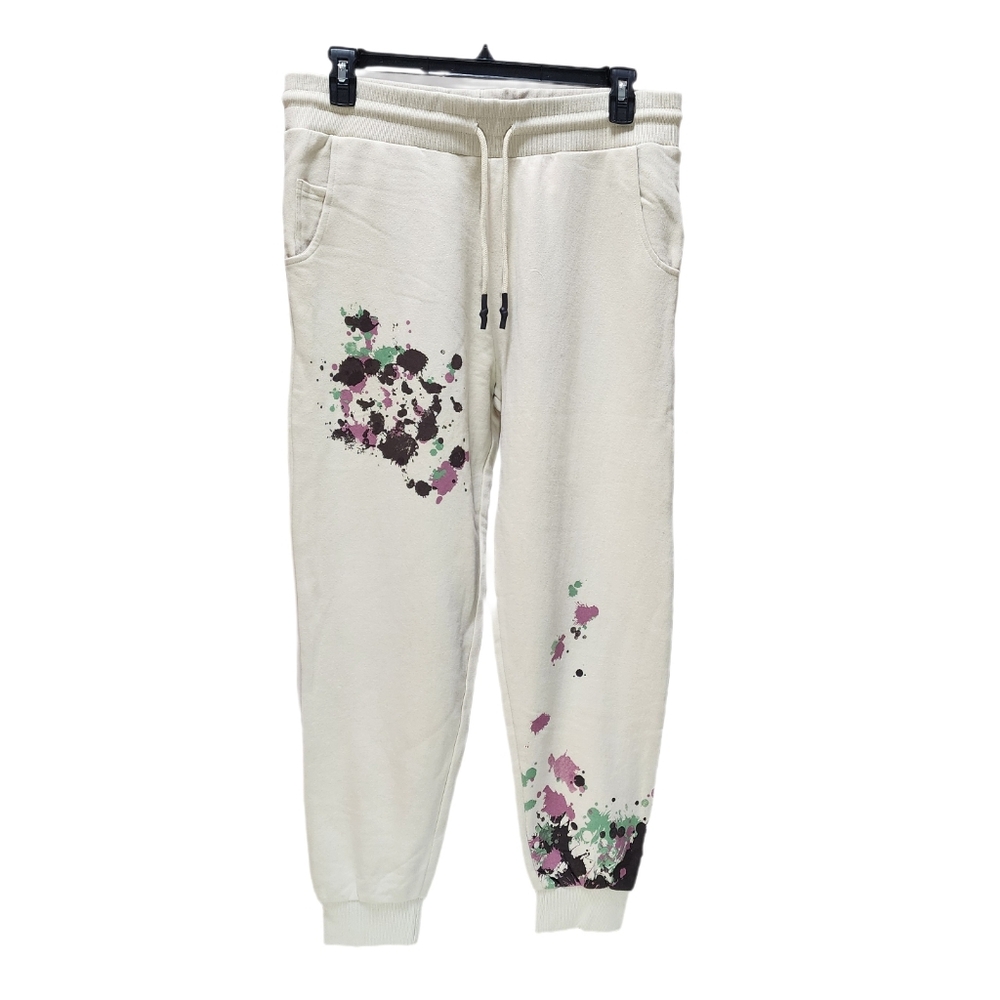 Eleven Paris Men's Sweatpants Drawstring Waist Jogger Pants Tie-Dye L/G